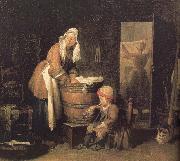 Jean Baptiste Simeon Chardin, Women washing clothes